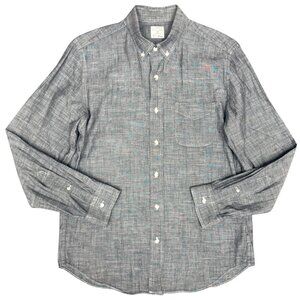 EUC‎ Men's J. CREW Cotton Chambray One-pocket Shirt | Size M